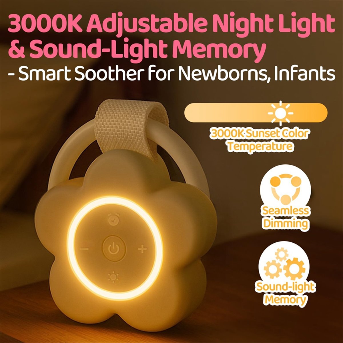 White Noise Machine Baby - Exquisite- Portable White Noise Machine Rechargeable