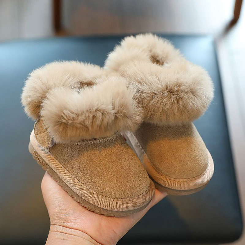 Baby Product Brand - Toddlers Fur Snow Boots Infant Baby
