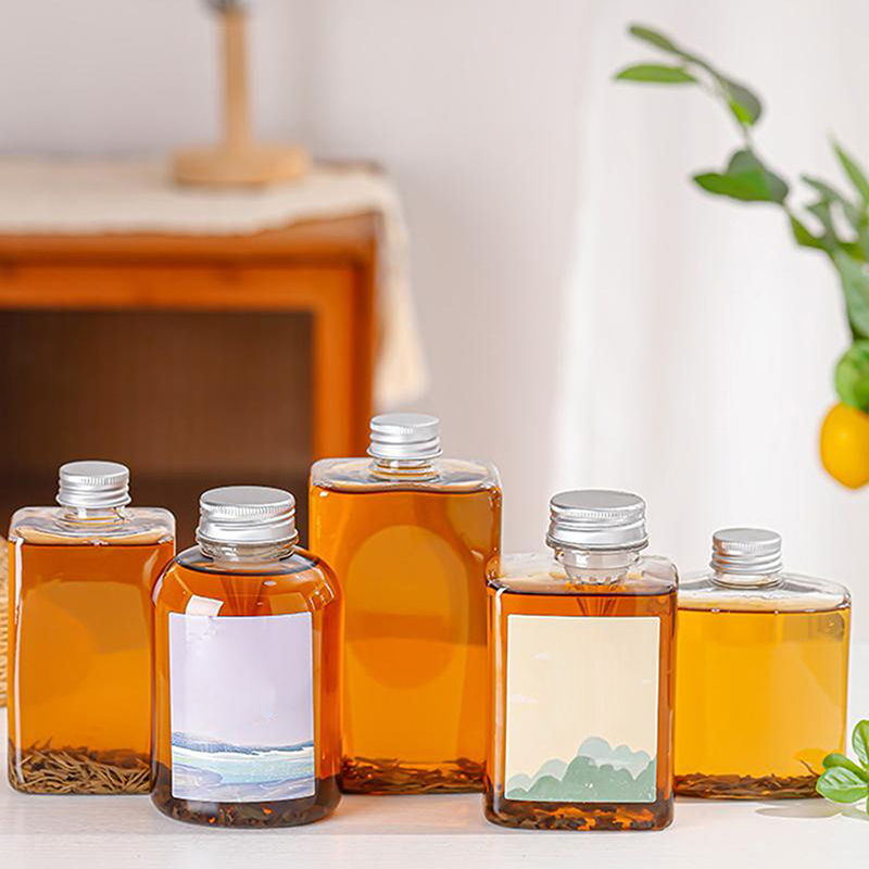 Portable Bottle Warmer - 260/350/500ML Leak-Proof Flat Square Bottle For