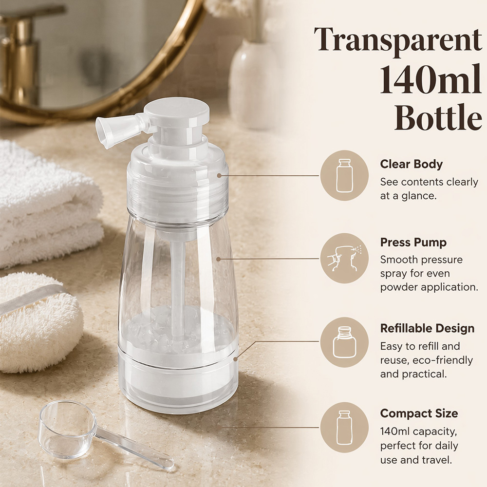 140ml Press-Type Dry Powder Sp - đánh giá và giá Baby Products Distributor