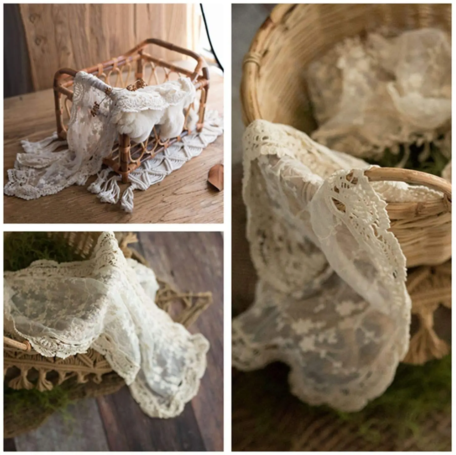 Newborn Photography Prop Lace  - đánh giá và giá Baby Products Photoshoot
