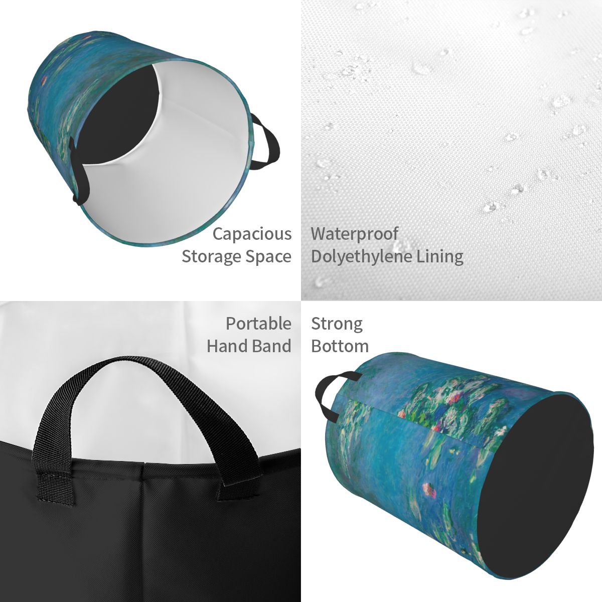 Water Lilies By Claude Monet L - đánh giá và giá Baby Products Hamper
